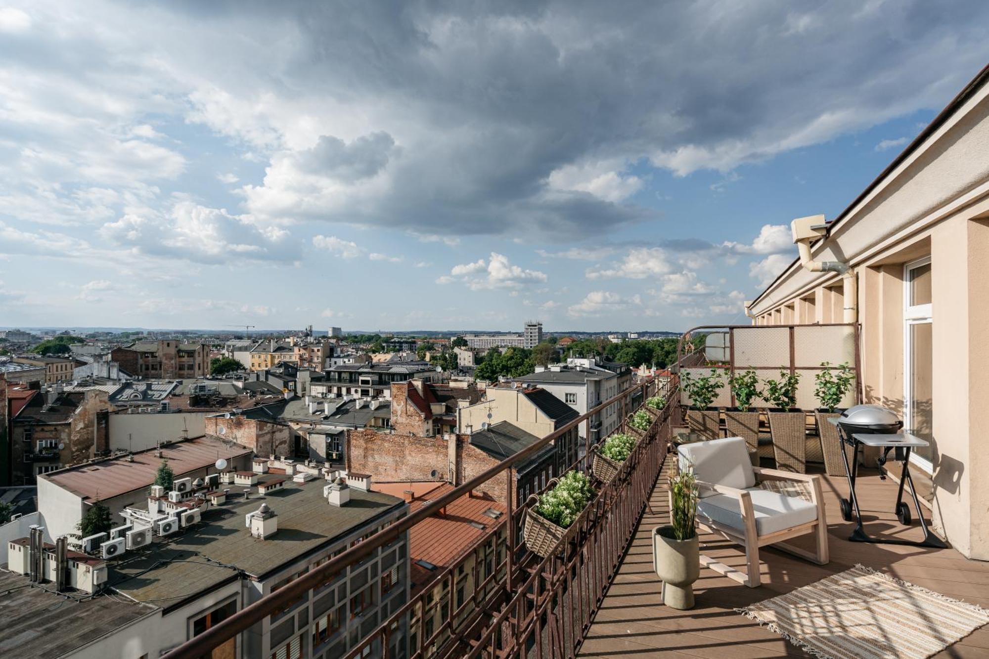 Apartamento Penthouse Panorama - Loftaffair Cracovia Exterior foto